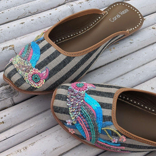 Discover the Exquisite World of Designer Juttis Online - Coral Haze