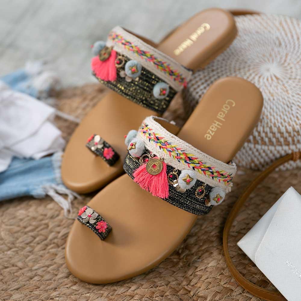 Kolhapuri Sandals for Ladies Tradition and Style Combined Coral Haze