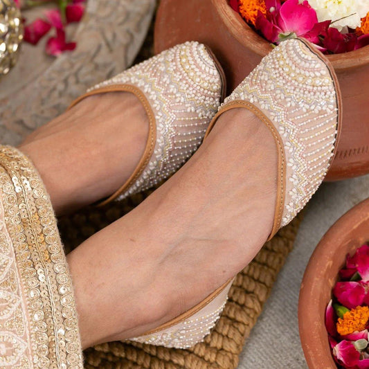 The Allure of Beautiful White Jutti from CoralHaze - Coral Haze