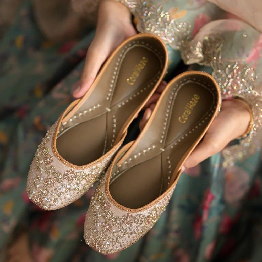 Trendy Punjabi Jutti The Ultimate Accessory for Ethnic Elegance Coral Haze
