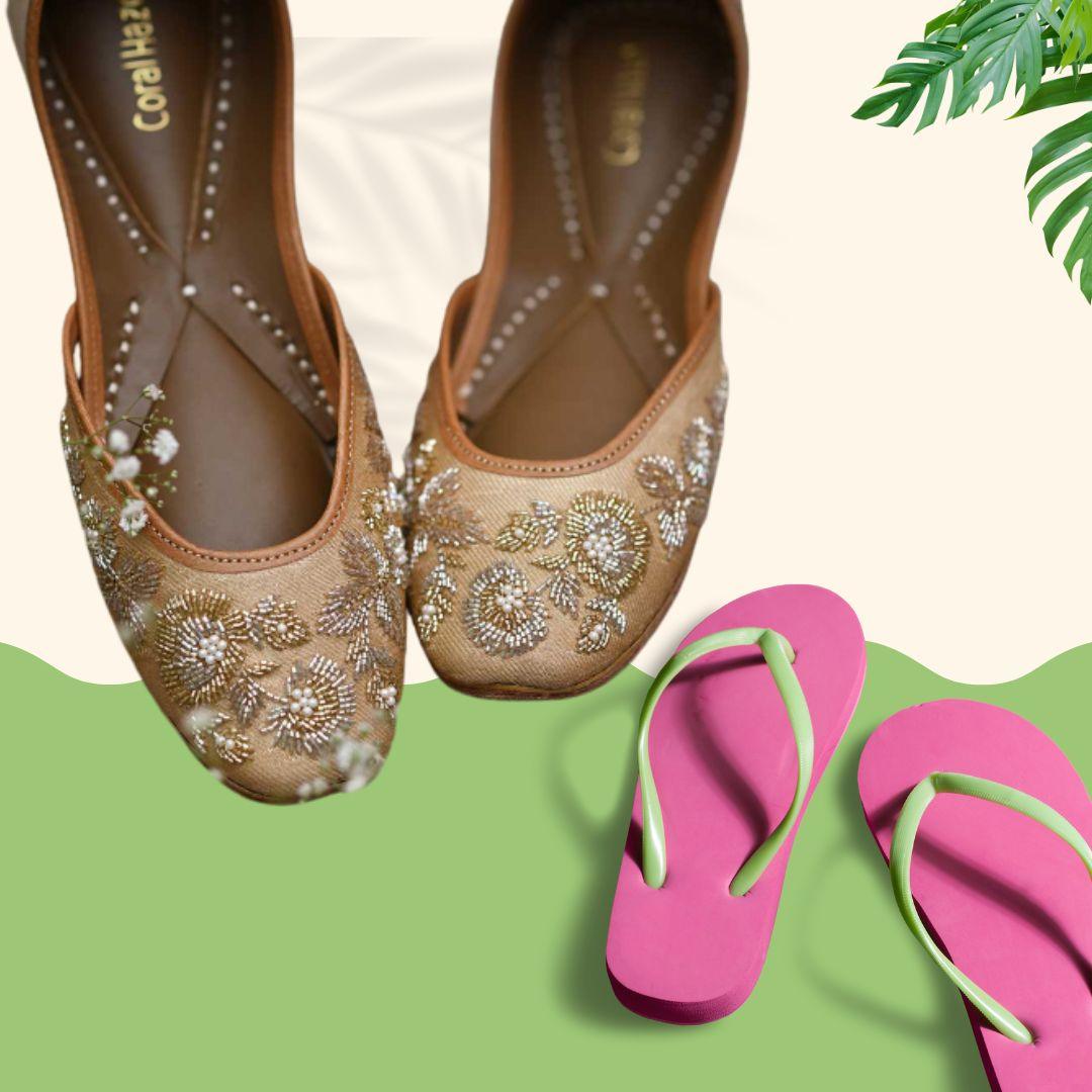 Why Women Juttis Are Better Than Flip Flop? - Coral Haze