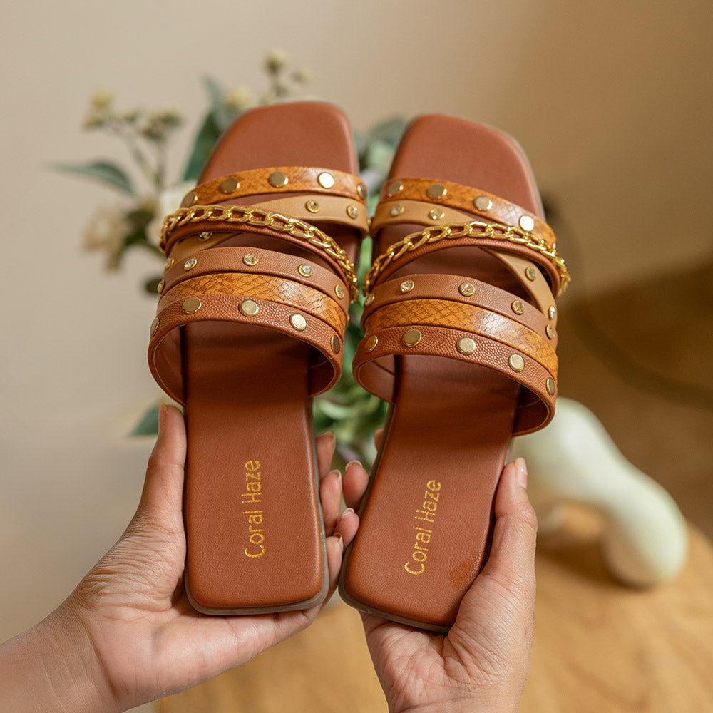 Christina in Tan