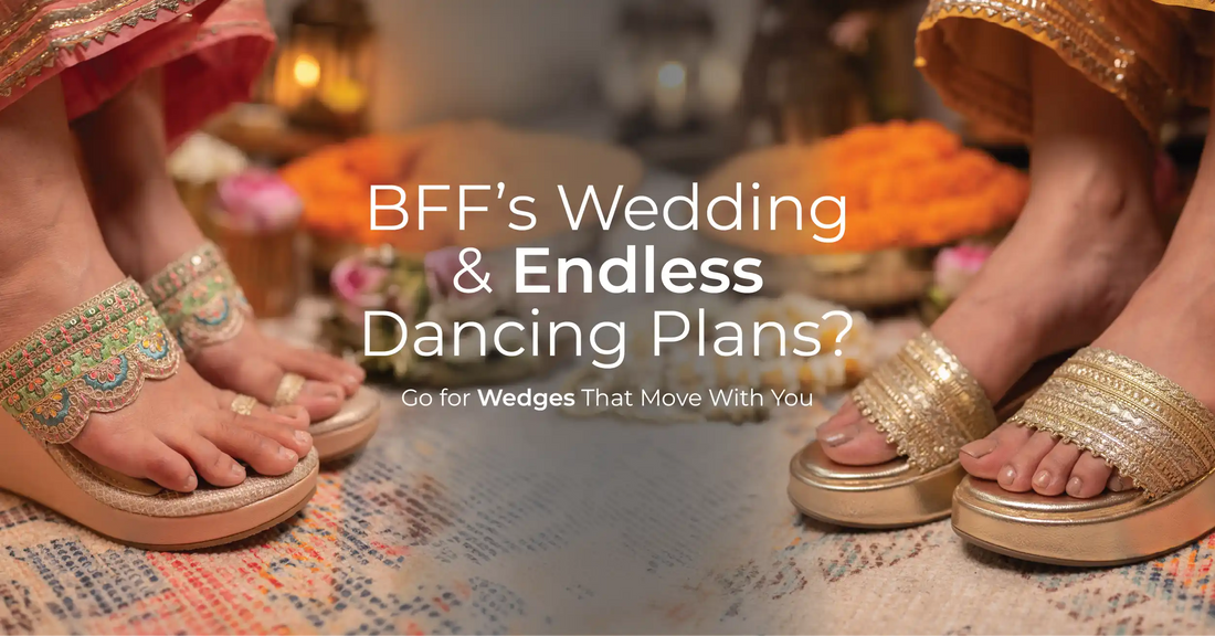 BFF’s Wedding and Endless Dancing Plans? Go for Wedges That Move With You