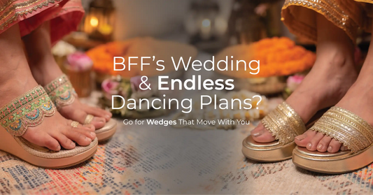 BFF’s Wedding and Endless Dancing Plans? Go for Wedges That Move With You