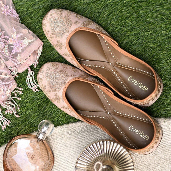 Embroidered Juttis for Weddings: Adding Elegance and Tradition to Your Footwear - Coral Haze