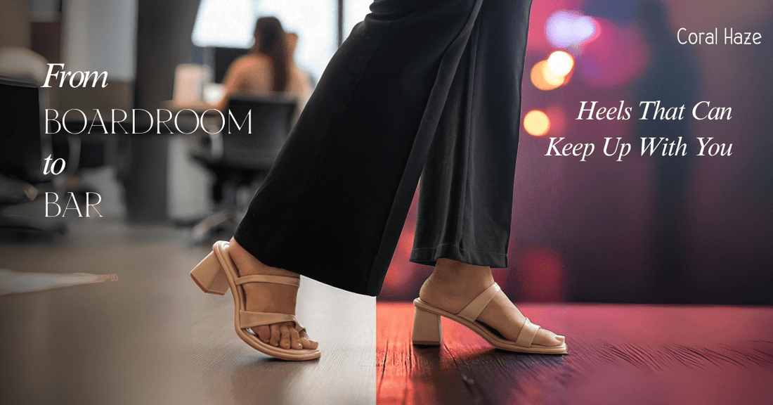 From Boardroom to Bar: Heels That Can Keep Up With You - Coral Haze