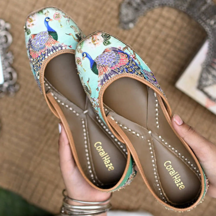 Printed Jutti: Adding Style and Tradition to Your Footwear Collection