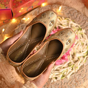 Traditional Punjabi Juttis with a Modern Twist: Elevating Heritage Footwear - Coral Haze