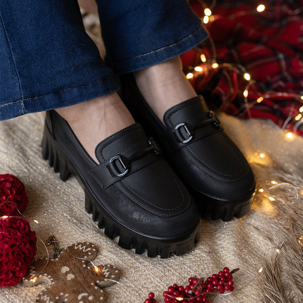 Sylvia Women Loafer | Casual Comforable Chunky Loafers – Coral Haze