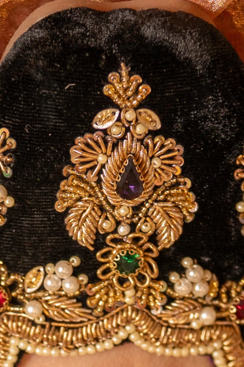 Hand-embroidered