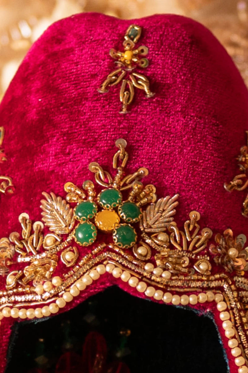 Hand-embroidered