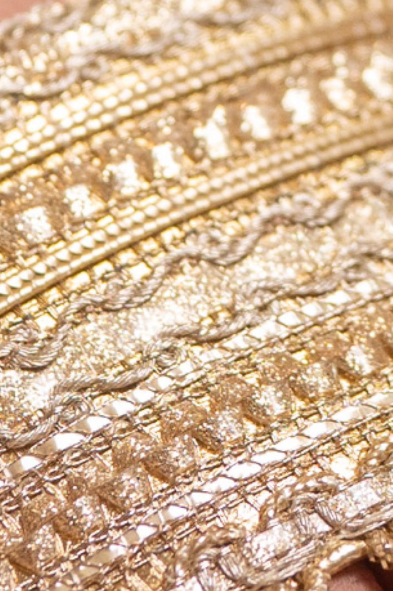 Lace and zari work