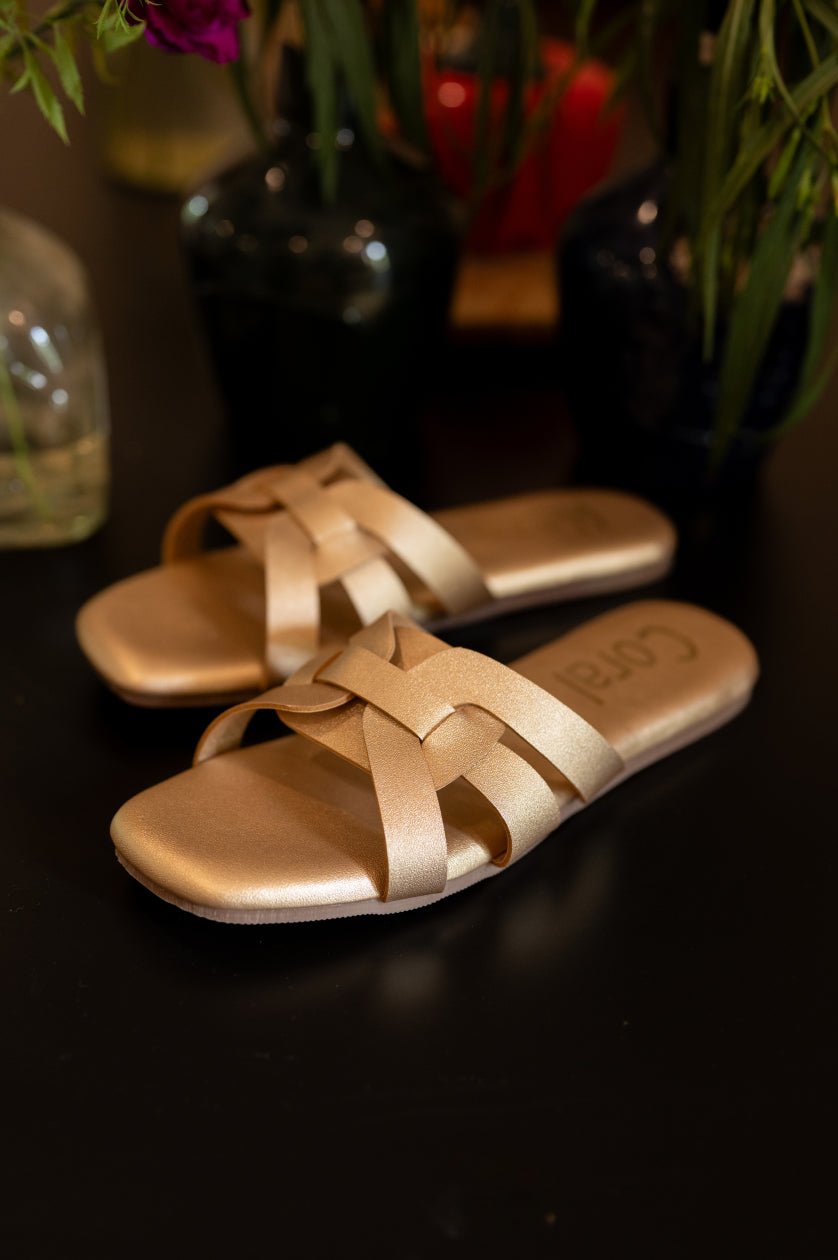 Adele in Gold - Coral Haze