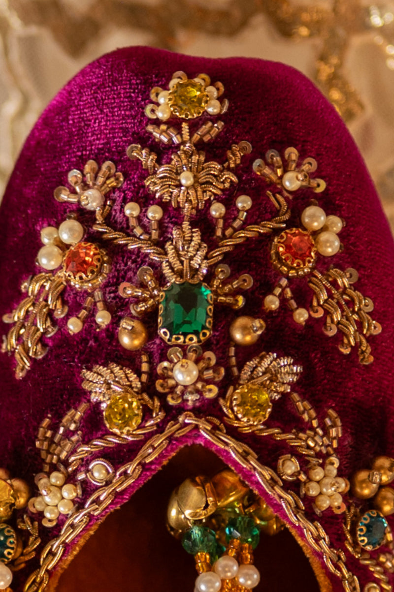 hand-embroidered zardozi