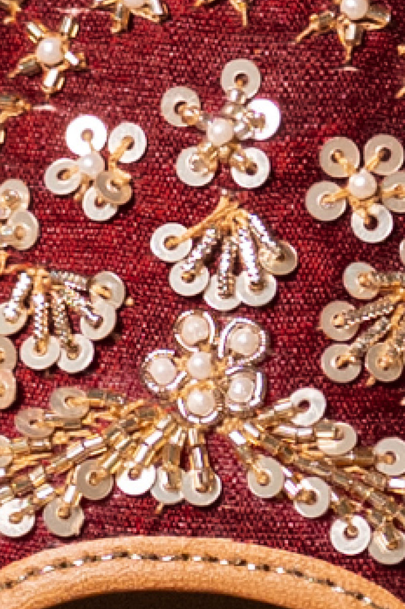 Hand-embroidered