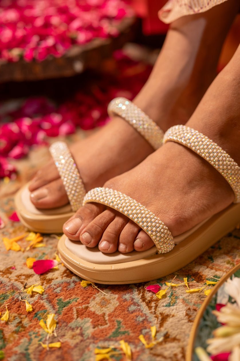 Crysta in Ivory - Coral Haze