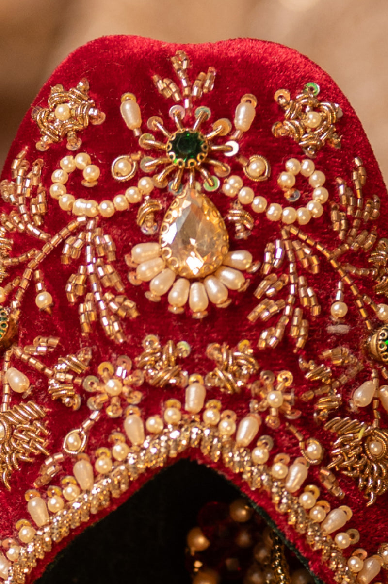 Hand-embroidered zardozi