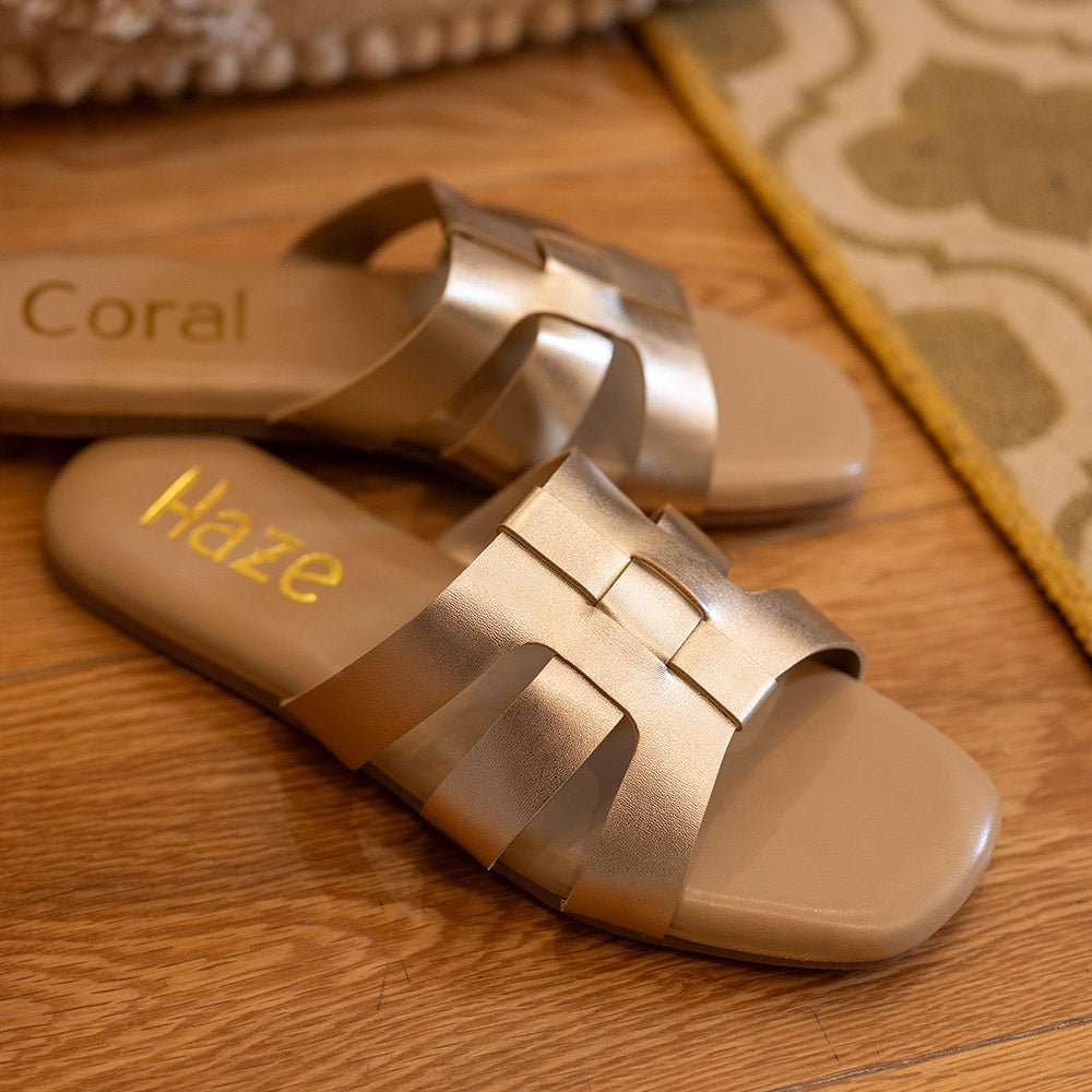 Mira in Light gold - Coral Haze