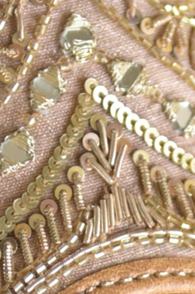 Hand-embroidered