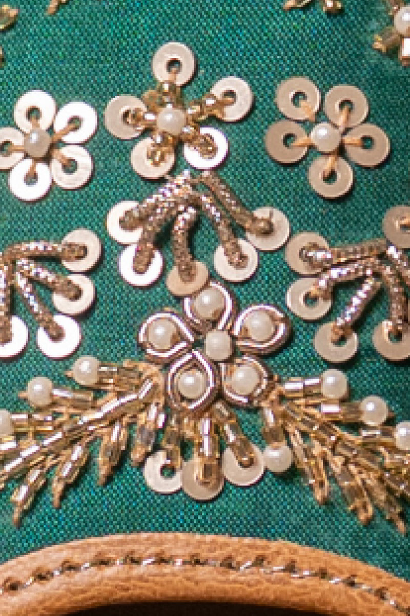 Hand-embroidered