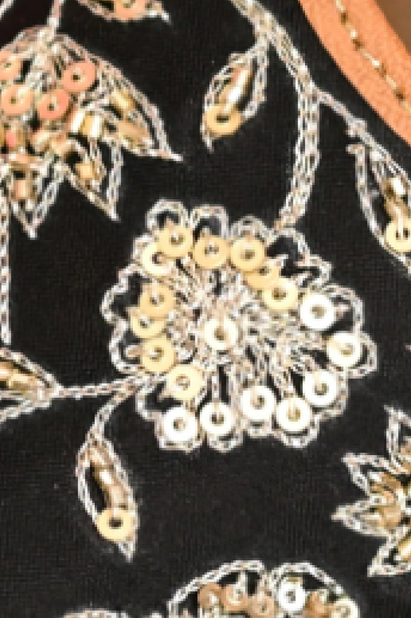 Hand-embroidered